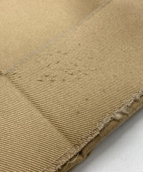 Maison Margiela（メゾンマルジェラ）Maison Margiela (メゾンマルジェラ) 21AW Wide Leg Tailored Trousers タックワイドチノパンツ ベージュ サイズ:48の古着・服飾アイテム