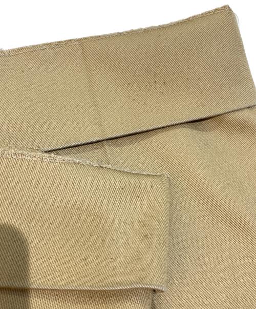 Maison Margiela（メゾンマルジェラ）Maison Margiela (メゾンマルジェラ) 21AW Wide Leg Tailored Trousers タックワイドチノパンツ ベージュ サイズ:48の古着・服飾アイテム