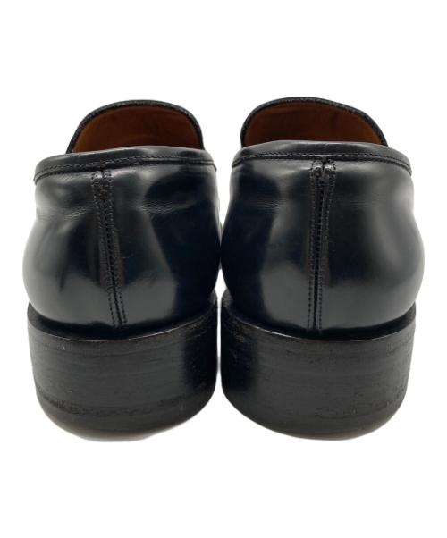 GUCCI（グッチ）GUCCI (グッチ) Gプレート スクエアトゥローファー ブラック サイズ:40　1/2　Eの古着・服飾アイテム