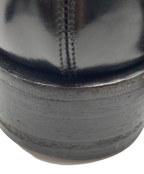 GUCCI（グッチ）GUCCI (グッチ) Gプレート スクエアトゥローファー ブラック サイズ:40　1/2　Eの古着・服飾アイテム