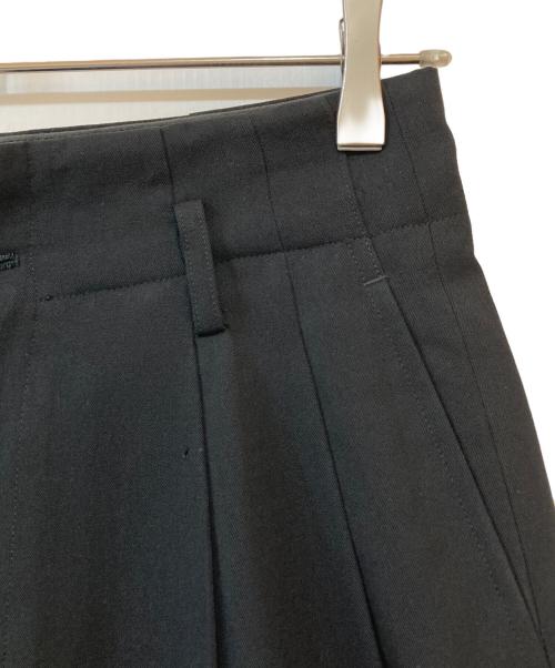 COMME des GARCONS（コムデギャルソン）COMME des GARCONS (コムデギャルソン) ワイドタックスラックス ブラック サイズ:Mの古着・服飾アイテム