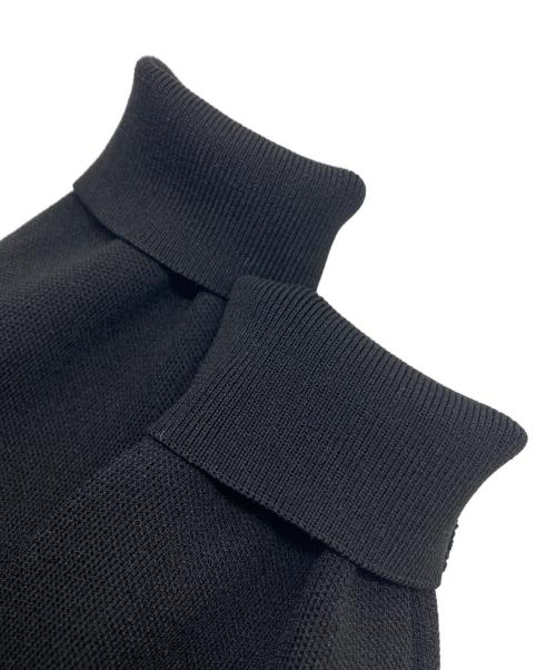 icB（アイシービー）icB (アイシービー) シンセティックダブルフェイス ニットプルオーバー ブラック サイズ:Sの古着・服飾アイテム