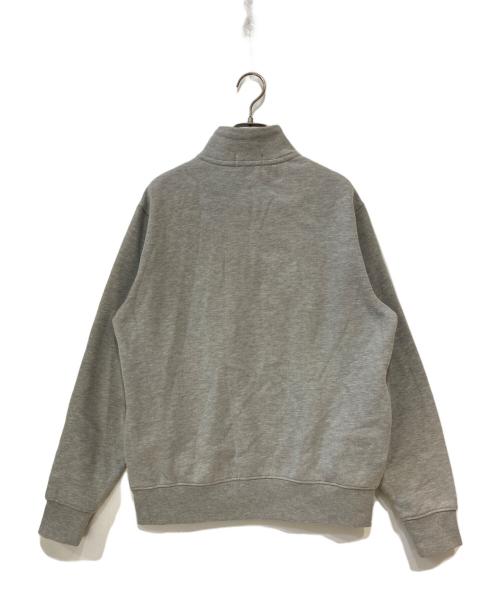 POLO RALPH LAUREN（ポロ・ラルフローレン）POLO RALPH LAUREN (ポロ・ラルフローレン) ハーフジップ RL フリース スウェットシャツ グレー サイズ:Mの古着・服飾アイテム