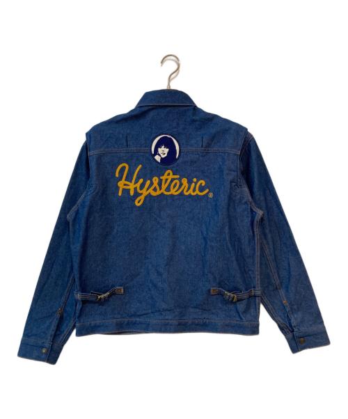 Hysteric Glamour（ヒステリックグラマー）Hysteric Glamour (ヒステリックグラマー) ブロークンデニムジャケット インディゴ サイズ:Ｌの古着・服飾アイテム