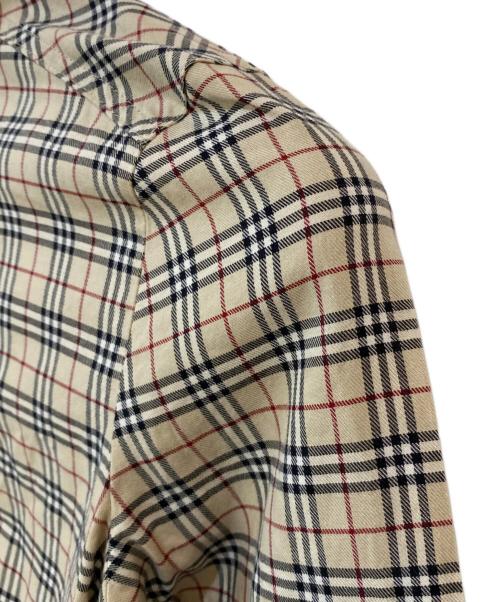 BURBERRY BLUE LABEL（バーバリー ブルー レーベル）BURBERRY BLUE LABEL (バーバリー ブルー レーベル) ノヴァチェックシャツ ベージュ サイズ:36の古着・服飾アイテム