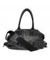 Vivienne Westwood（ヴィヴィアンウエストウッド）の古着「ビッグオーブステッチ レザー 2WAYショルダーバッグ」｜ブラック