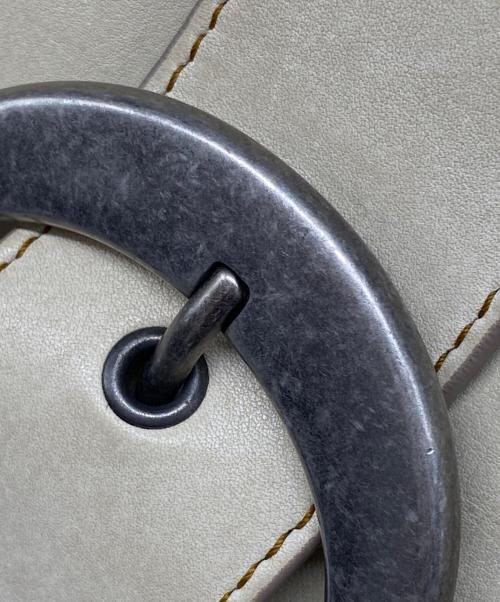 Christian Dior（クリスチャン ディオール）Christian Dior (クリスチャン ディオール) Gaucho ガウチョ レザワンショルダーバッグ ベージュ サイズ:なしの古着・服飾アイテム