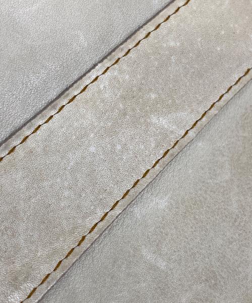 Christian Dior（クリスチャン ディオール）Christian Dior (クリスチャン ディオール) Gaucho ガウチョ レザワンショルダーバッグ ベージュ サイズ:なしの古着・服飾アイテム