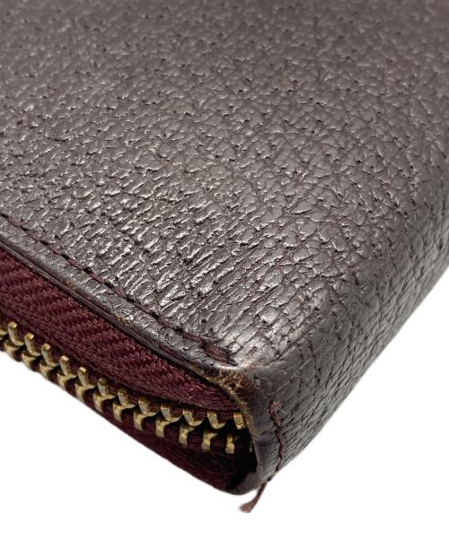 Vivienne Westwood（ヴィヴィアンウエストウッド）Vivienne Westwood (ヴィヴィアンウエストウッド) ディアマンテ オーブ ラウンドファスナー長財布 ブラウンの古着・服飾アイテム