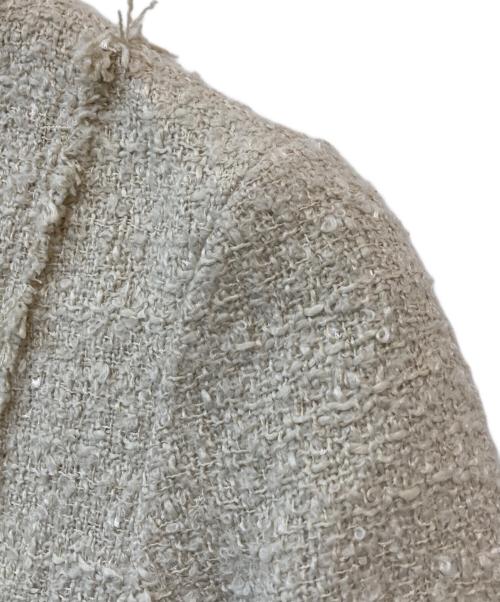 moussy（マウジー）moussy (マウジー) SLACKER TWEED ジャケット ベージュ サイズ:FREEの古着・服飾アイテム