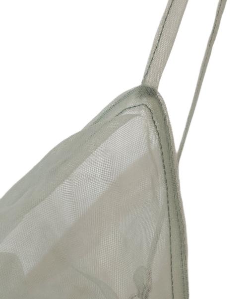 Treat Urself（トリートユアセルフ）Treat Urself (トリートユアセルフ) バレリーナフェアリーチュールペプラムトップス グリーン サイズ:FREEの古着・服飾アイテム