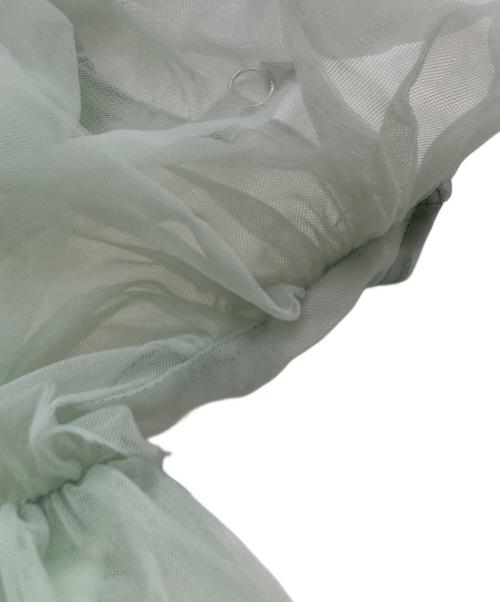 Treat Urself（トリートユアセルフ）Treat Urself (トリートユアセルフ) バレリーナフェアリーチュールペプラムトップス グリーン サイズ:FREEの古着・服飾アイテム