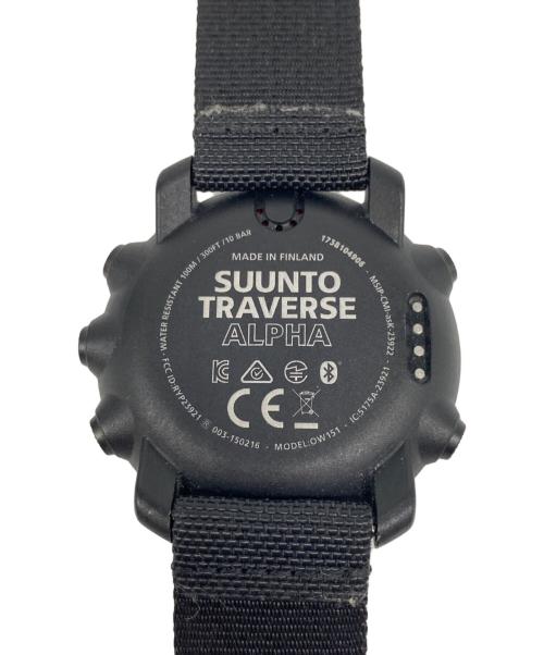 SUUNTO（スント）SUUNTO (スント) TRAVERSE ALPHA Traverse Alpha Stealth スマートウォッチ ブラックの古着・服飾アイテム