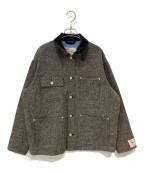 Traditional Weatherwearトラディショナルウェザーウェア）の古着「UNIONCOVER201 ワークジャケット」｜グレー