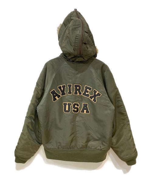 AVIREX（アヴィレックス）AVIREX (アヴィレックス) N-2B フライトジャケット オリーブ サイズ:Mの古着・服飾アイテム