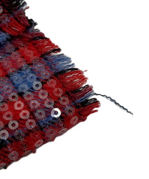 AFB（エーエフビー）AFB (エーエフビー) SPANGLE SHIRTS レッド サイズ:Mの古着・服飾アイテム