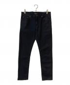 Saint Laurent Parisサンローランパリ）の古着「ブラックデニムパンツ」｜ブラック