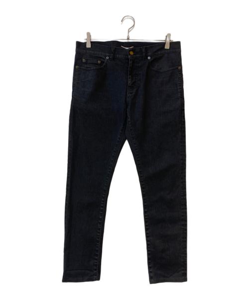 Saint Laurent Paris（サンローランパリ）Saint Laurent Paris (サンローランパリ) ブラックデニムパンツ ブラック サイズ:76の古着・服飾アイテム