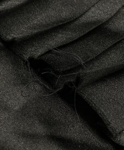 JUN MIKAMI（ジュン ミカミ）JUN MIKAMI (ジュン ミカミ) 18AW コットンシルク フリルワンピース ブラック サイズ:FREEの古着・服飾アイテム