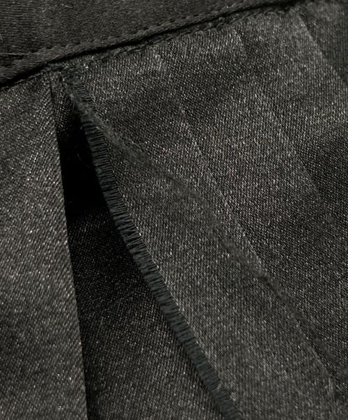 JUN MIKAMI（ジュン ミカミ）JUN MIKAMI (ジュン ミカミ) 18AW コットンシルク フリルワンピース ブラック サイズ:FREEの古着・服飾アイテム