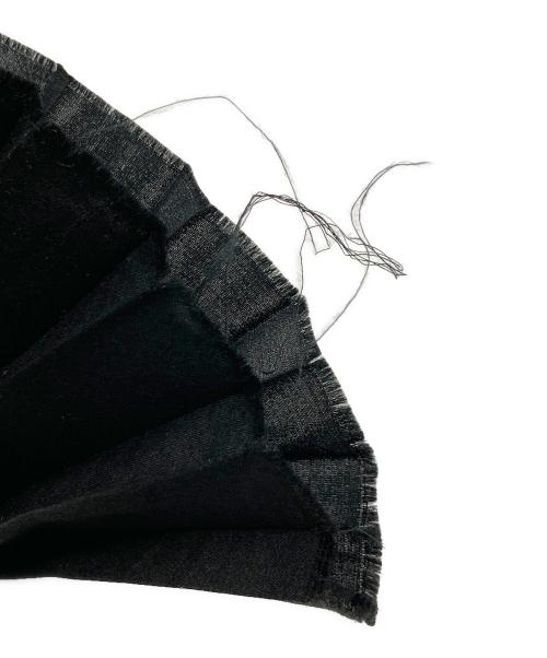 JUN MIKAMI（ジュン ミカミ）JUN MIKAMI (ジュン ミカミ) 18AW コットンシルク フリルワンピース ブラック サイズ:FREEの古着・服飾アイテム