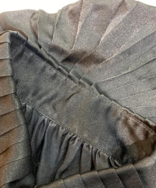 JUN MIKAMI（ジュン ミカミ）JUN MIKAMI (ジュン ミカミ) 18AW コットンシルク フリルワンピース ブラック サイズ:FREEの古着・服飾アイテム