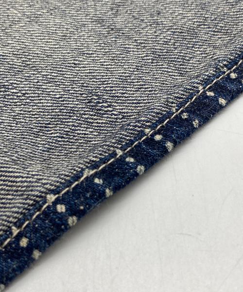 THE FLAT HEAD（ザ・フラットヘッド）THE FLAT HEAD (ザ・フラットヘッド) ヒッコリーシャツ インディゴ サイズ:38の古着・服飾アイテム