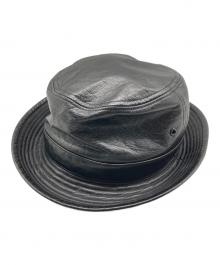 THE REAL McCOY'S（ザ・リアルマッコイズ）の古着「レザーハット」｜ブラック