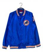 stussyステューシー）の古着「ナイロンスタジャン」｜ブルー