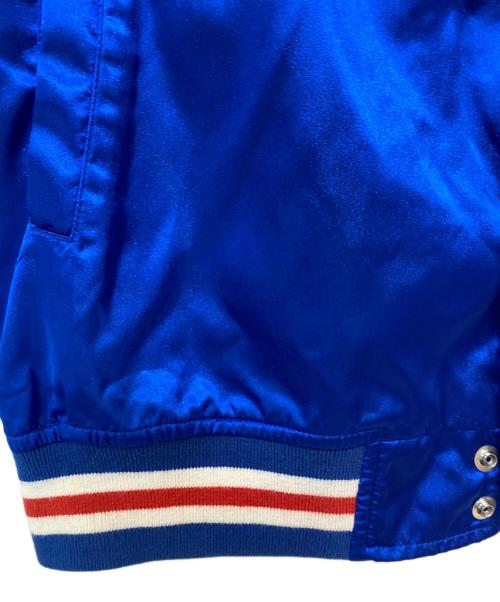 stussy（ステューシー）stussy (ステューシー) ナイロンスタジャン ブルー サイズ:XLの古着・服飾アイテム