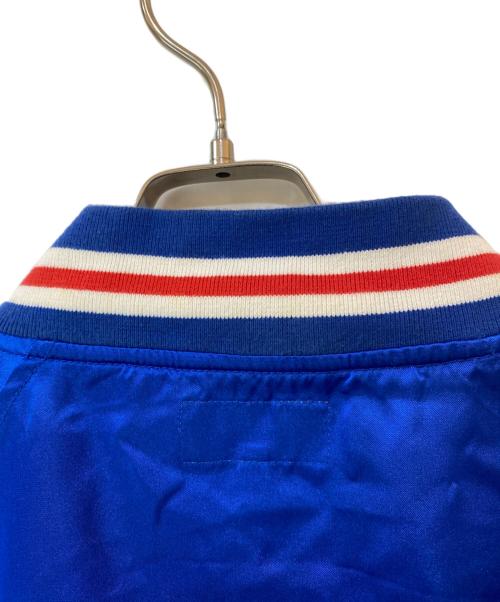 stussy（ステューシー）stussy (ステューシー) ナイロンスタジャン ブルー サイズ:XLの古着・服飾アイテム