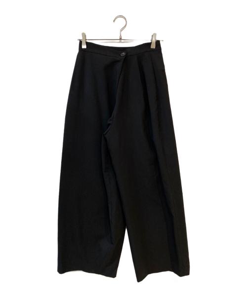 IIROT（イロット）IIROT (イロット) Wool Cross pants ブラック サイズ:36の古着・服飾アイテム