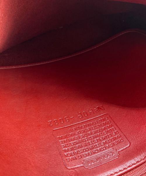 COACH（コーチ）COACH (コーチ) ショルダーバッグ レッドの古着・服飾アイテム