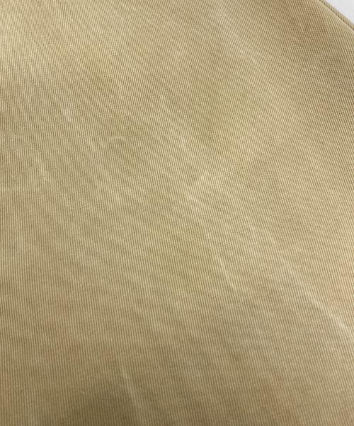 AURALEE（オーラリー）AURALEE (オーラリー) 17AW WASHED FINX CHINO WIDE TUCK PANTS ベージュの古着・服飾アイテム