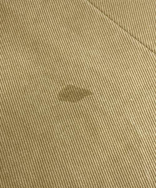 AURALEE（オーラリー）AURALEE (オーラリー) 17AW WASHED FINX CHINO WIDE TUCK PANTS ベージュの古着・服飾アイテム