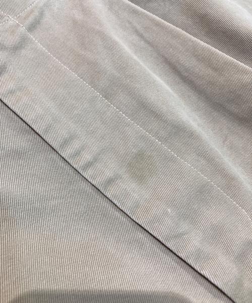 AURALEE（オーラリー）AURALEE (オーラリー) 17AW WASHED FINX CHINO WIDE TUCK PANTS ベージュの古着・服飾アイテム