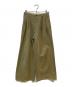 AURALEE（オーラリー）の古着「17AW WASHED FINX CHINO WIDE TUCK PANTS」｜ベージュ
