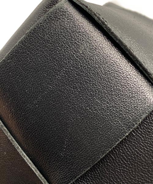 BOTTEGA VENETA（ボッテガベネタ）BOTTEGA VENETA (ボッテガベネタ) SMALL CASSETTE スモール カセット バケットバッグ ブラックの古着・服飾アイテム