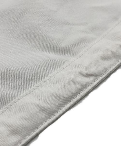 LOEFF（ロエフ）LOEFF (ロエフ) TCオックス ミリタリー スタンドカラー コート ホワイト サイズ:1の古着・服飾アイテム