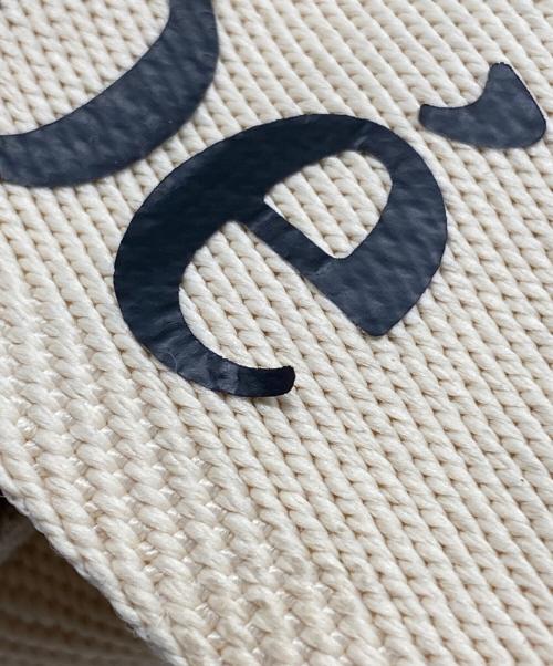 Chloe（クロエ）Chloe (クロエ) リネン製Woodyスモールトートバッグ ベージュの古着・服飾アイテム