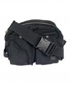 PORTERポーター）の古着「TANKER WAIST BAG」｜ブラック