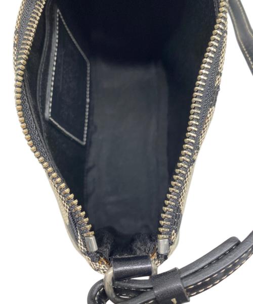 COACH（コーチ）COACH (コーチ) シグネチャーデミポーチ ワンショルダーバッグ ブラックの古着・服飾アイテム