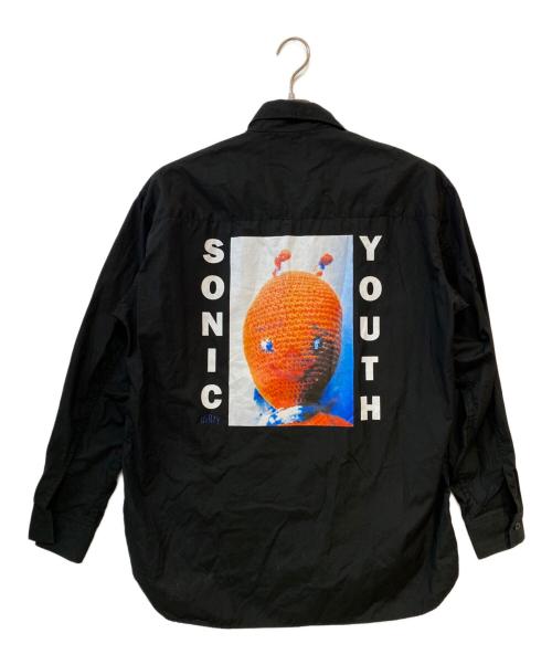 Hysteric Glamour（ヒステリックグラマー）Hysteric Glamour (ヒステリックグラマー) SONIC YOUTH/DIRTY 4ポケットシャツ ブラック サイズ:Sの古着・服飾アイテム