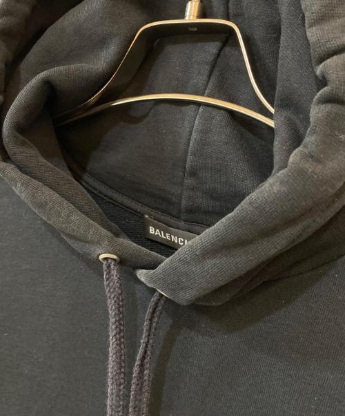 BALENCIAGA（バレンシアガ）BALENCIAGA (バレンシアガ) Campaign Logo Hoodie ブラック サイズ:XSの古着・服飾アイテム