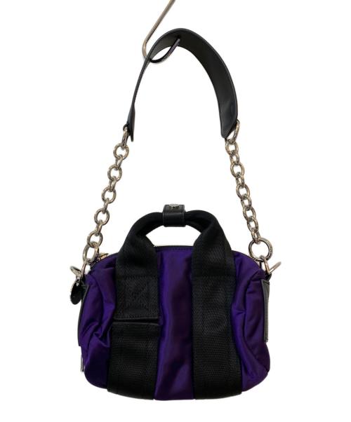 DIESEL（ディーゼル）DIESEL (ディーゼル) FRYDA ミニショルダーボディバッグ パープルの古着・服飾アイテム