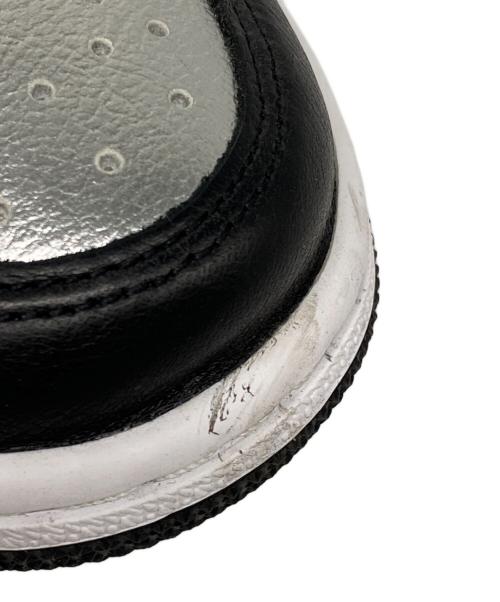 NIKE（ナイキ）NIKE (ナイキ) AIR JORDAN 1 HIGH OG ハイカットスニーカー BLACK/BLACK-METALLIC SILVER サイズ:26の古着・服飾アイテム