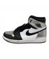 NIKE (ナイキ) AIR JORDAN 1 HIGH OG ハイカットスニーカー BLACK/BLACK-METALLIC SILVER サイズ:26：9000円