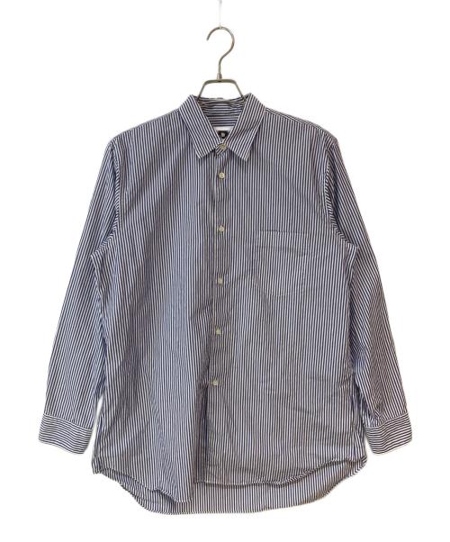 CDG（シーディージー）CDG (シーディージー) ストライプシャツ ブルー サイズ:Lの古着・服飾アイテム