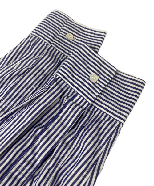 CDG（シーディージー）CDG (シーディージー) ストライプシャツ ブルー サイズ:Lの古着・服飾アイテム