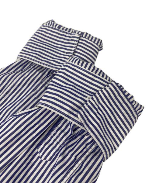 CDG（シーディージー）CDG (シーディージー) ストライプシャツ ブルー サイズ:Lの古着・服飾アイテム